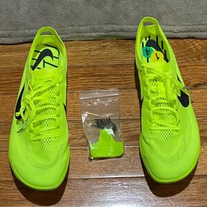 Nike ZoomX Dragonfly Volt Green Track Spikes Neon Yellow Running Workout